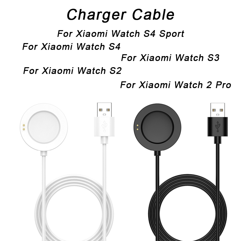 Xiaomi Smartwatch S4 Accessories - Magnetic Charger 100cm USB Cable Compatible