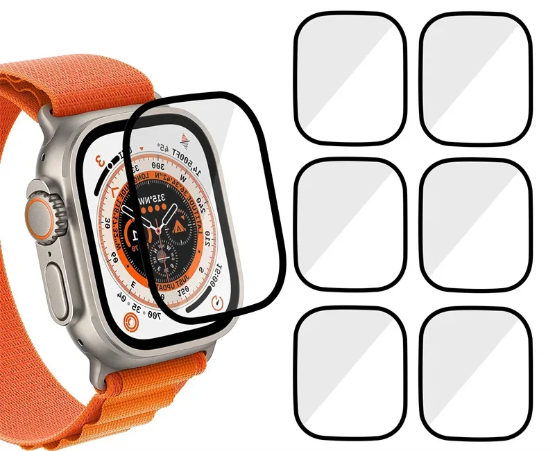 Smartwatch Case - Screen Protector 3D Tempered Film Suitable