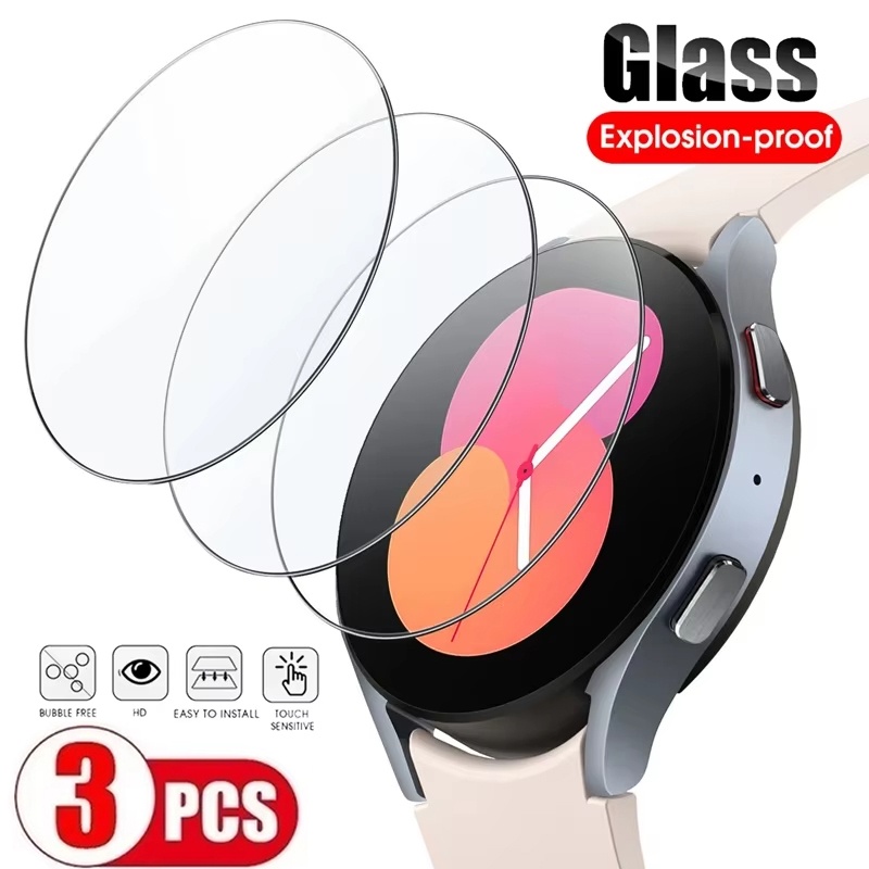Accessories For Galaxy Watch 5 - 1-5Pcs Clear Tempered Glass For Samsung