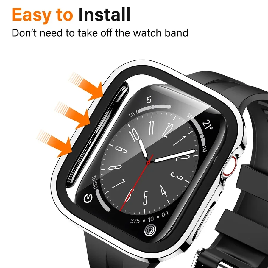 Glass+cover For Apple Watch ca - огляд і ціна Smartwatch Icon