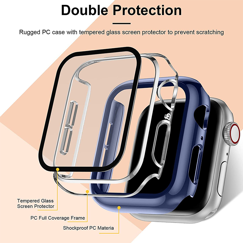 Tempered Glass+cover For Apple - огляд і ціна Smartwatch Icon