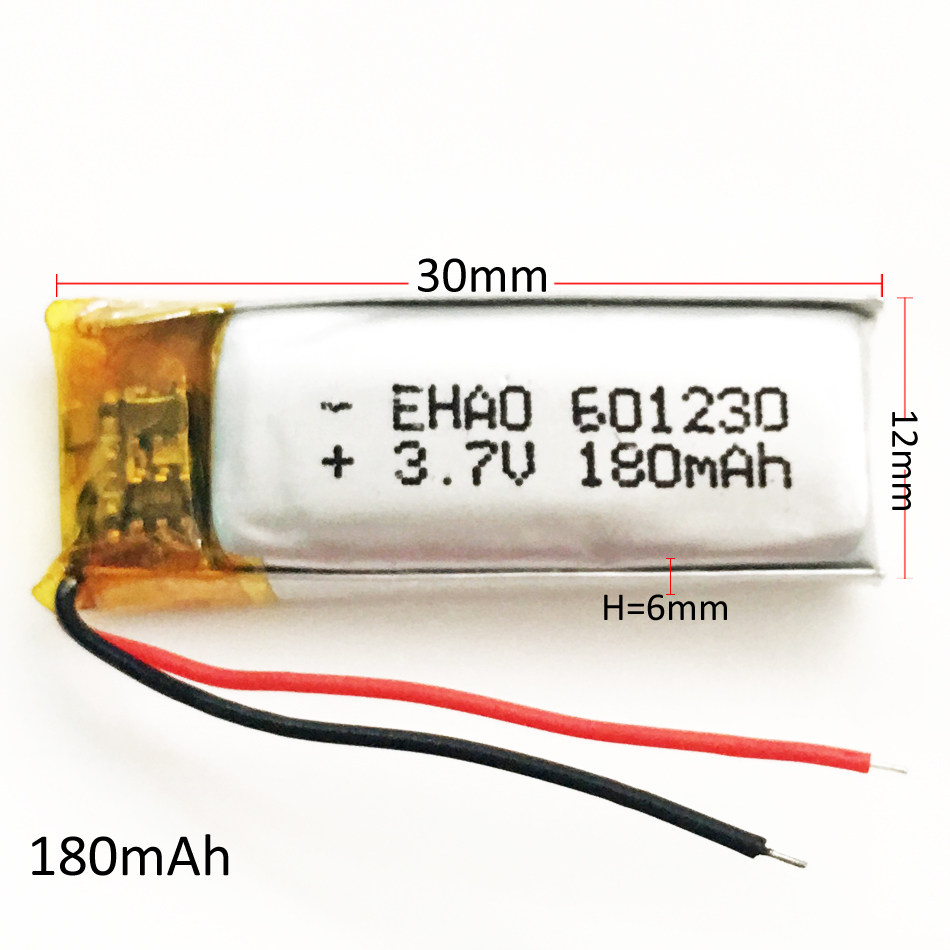 601230 3.7V 180mAh Rechargeabl - огляд і ціна Smartwatch Headset