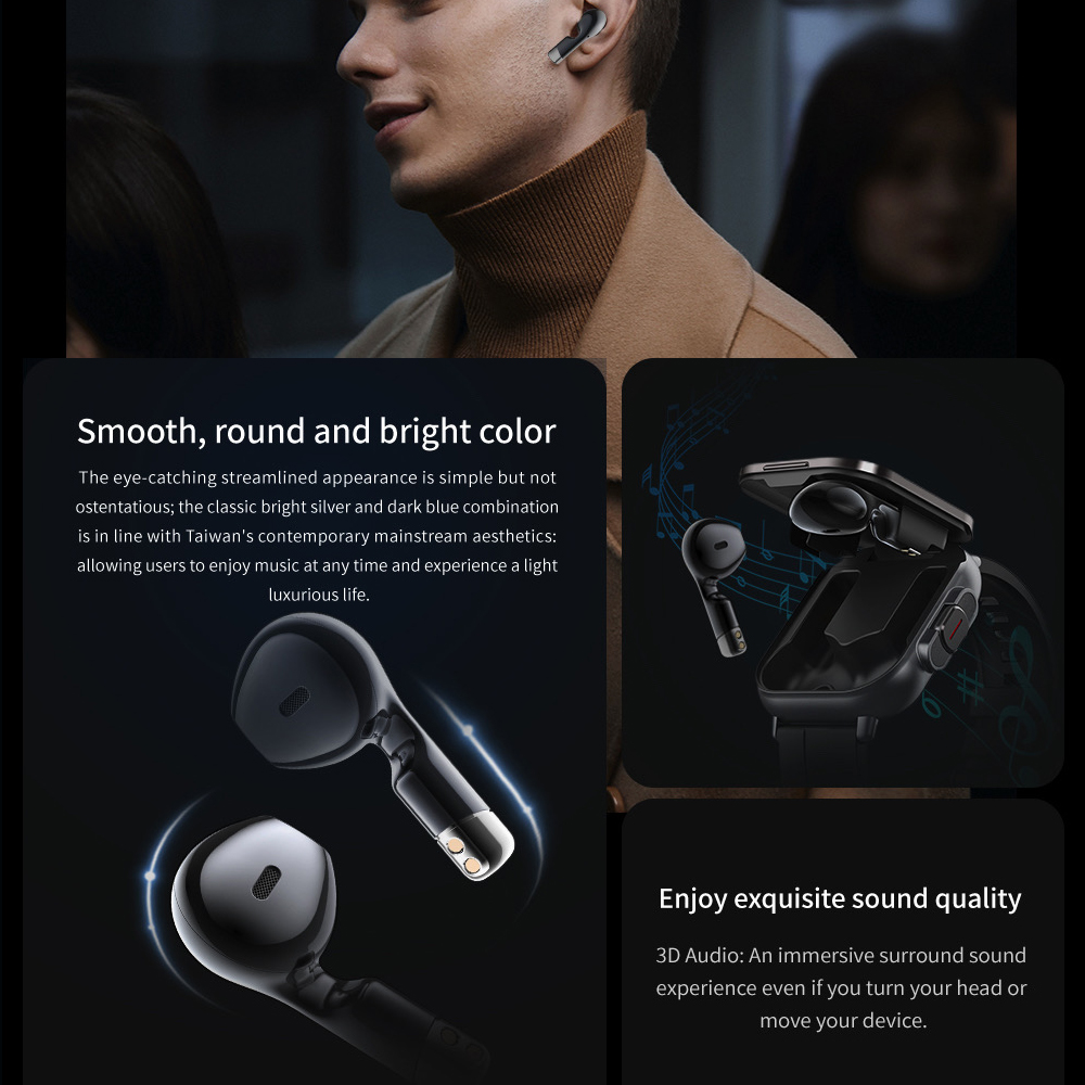 Headset 2 in 1 Smart Watch BT  - огляд і ціна Smartwatch Headset
