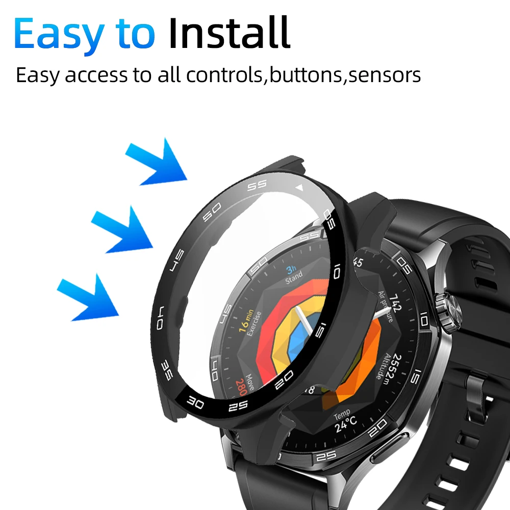 Case for Huawei Watch GT 5/GT5 - огляд і ціна Titan Smartwatch Accessories