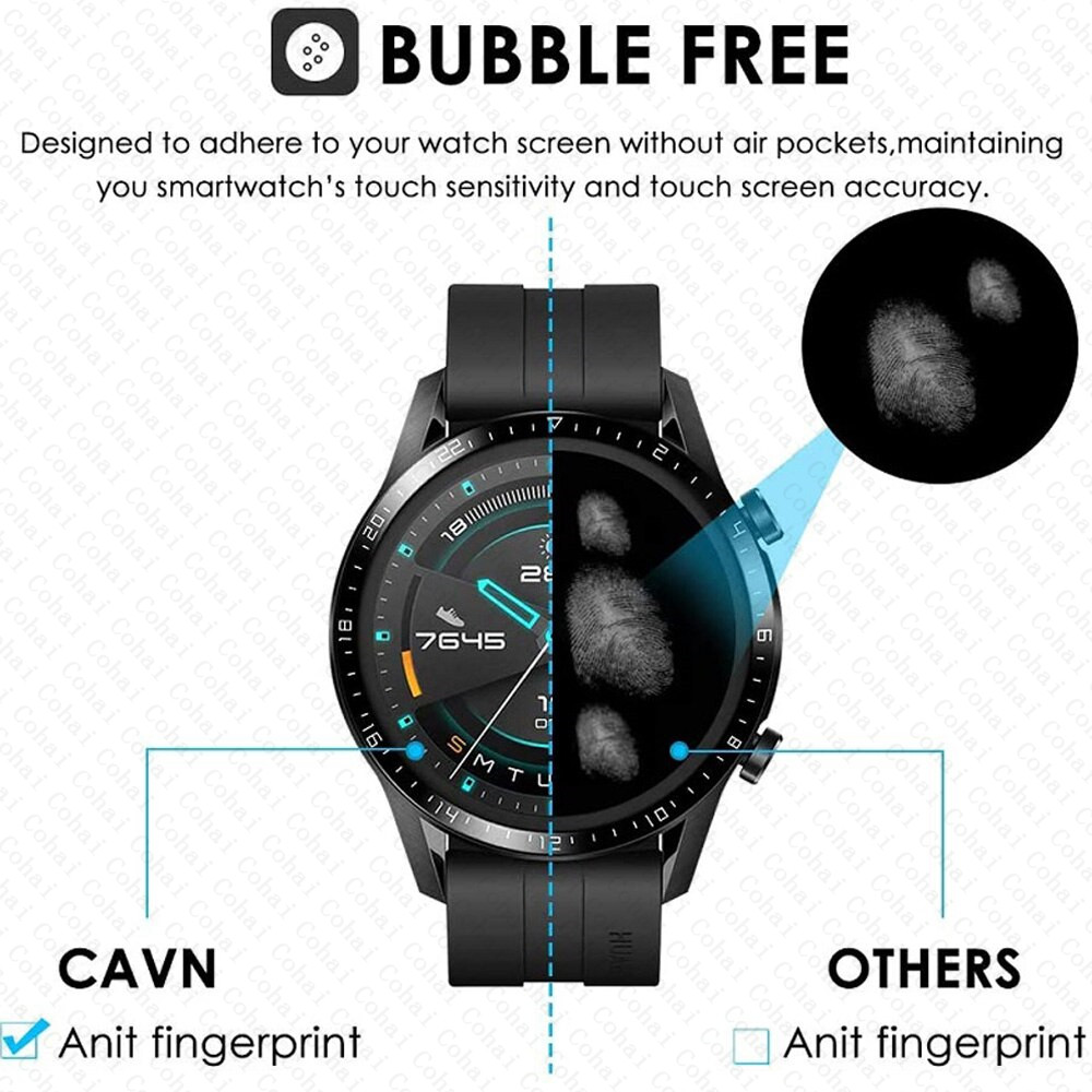 20D Curved Edge Tempered Glass - огляд і ціна Titan Smartwatch Accessories