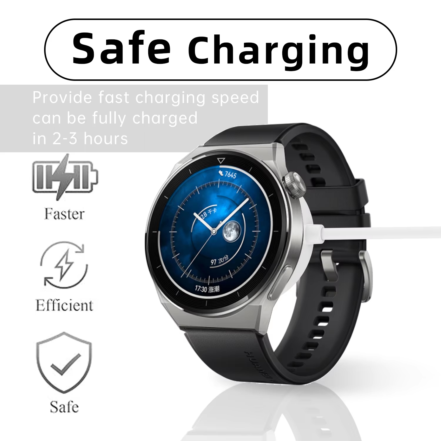 Magnetic USB Charging Cable fo - огляд і ціна Xiaomi Smartwatch S3 Accessories