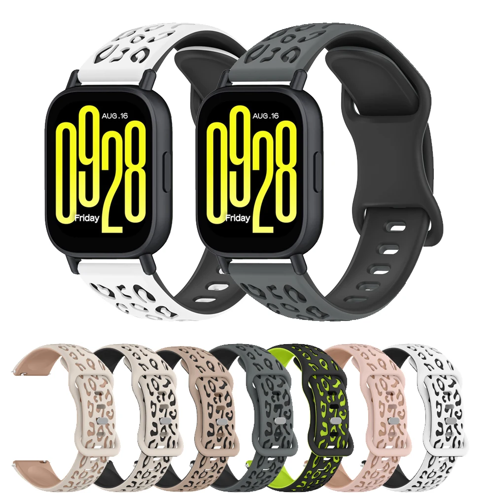 Silicone Leopard Strap For Xia - огляд і ціна Xiaomi Smartwatch S3 Accessories