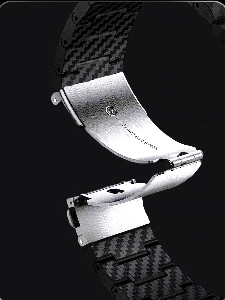 Carbon Fiber Strap For Xiaomi  - огляд і ціна Xiaomi Smartwatch S4 Accessories