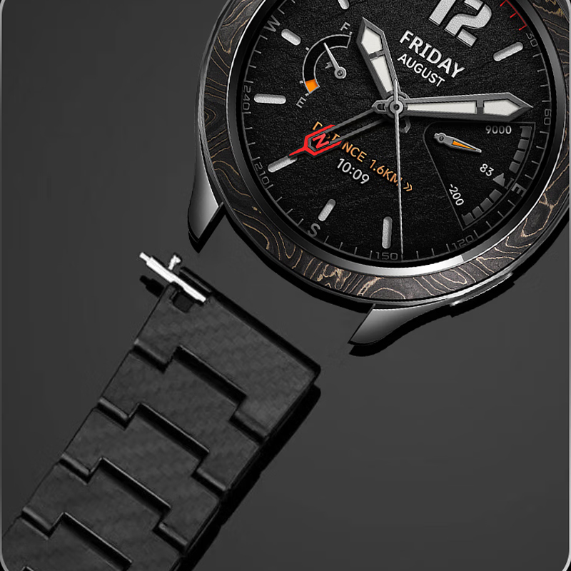 Carbon Fiber Strap For Xiaomi  - огляд і ціна Xiaomi Smartwatch S4 Accessories
