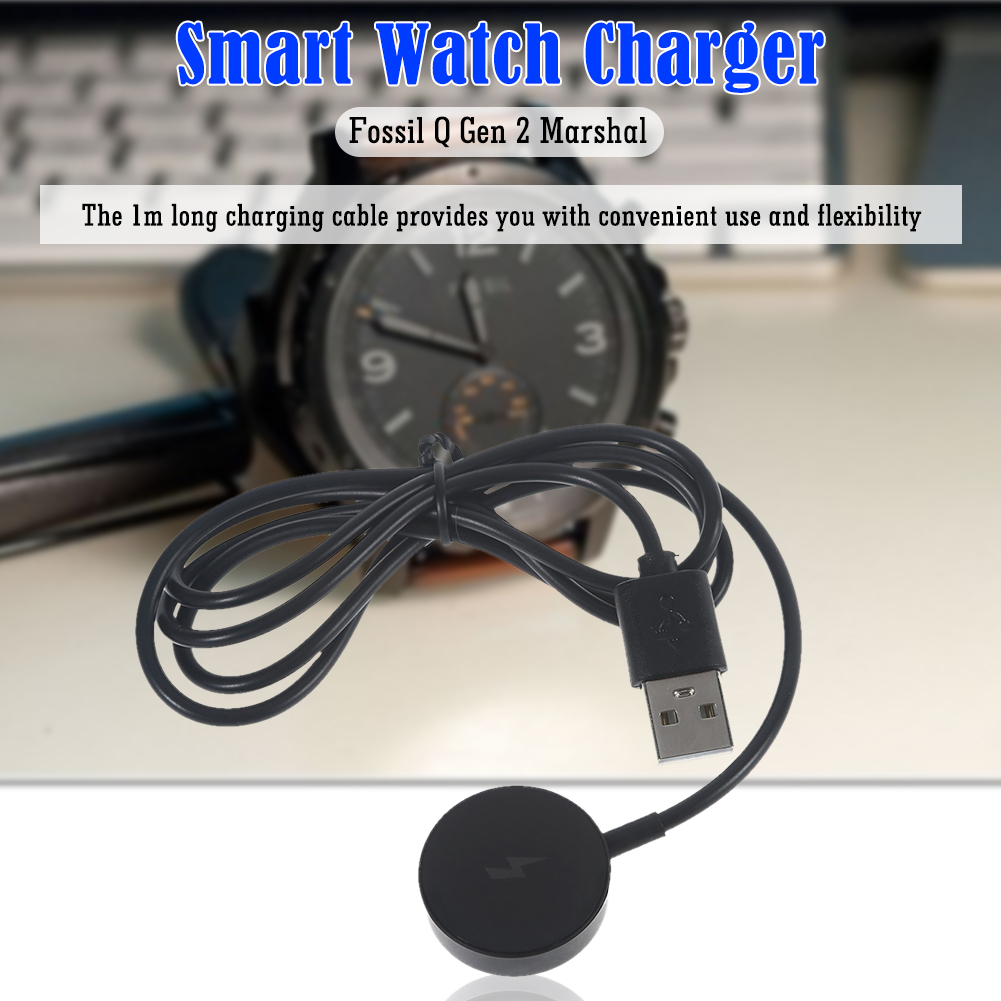 Watch Charger Cable USB Chargi - огляд і ціна Fossil Smartwatch Accessories