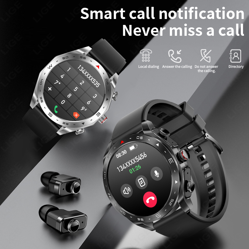LIGE With Earbuds Bluetooth He - огляд і ціна Smartwatch Headset